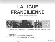 Tablet Screenshot of liguefrancilienne.com